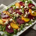 Holiday Roasted Beet and Caramelized Pear Salad Delight Recipe