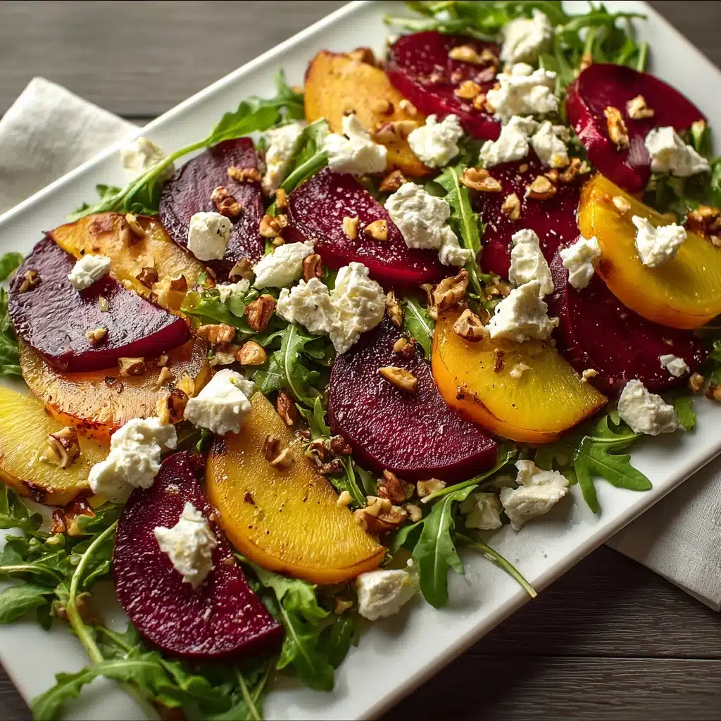 Holiday Roasted Beet and Caramelized Pear Salad Delight Recipe - Recipe Image