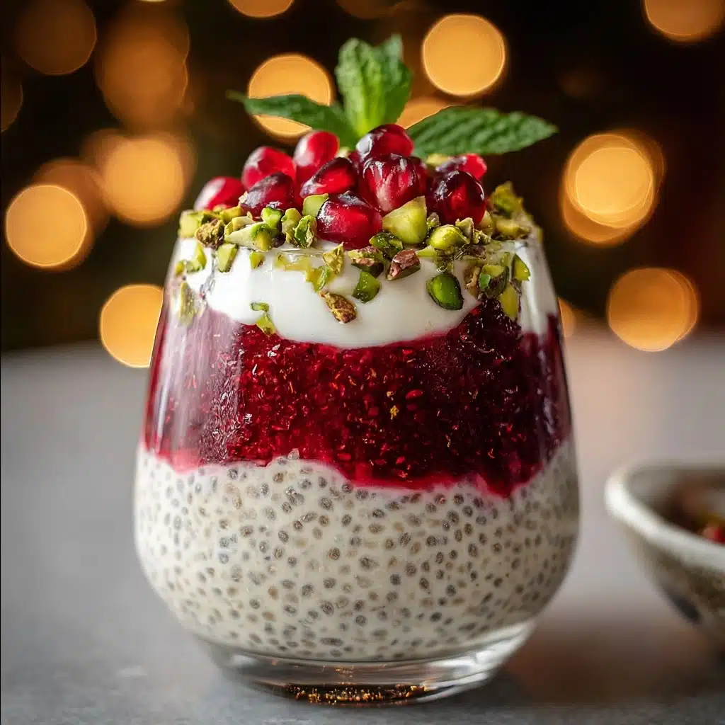 Christmas Ricotta Chia Pudding Recipe - Recipe Image