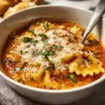 Easy Creamy Lasagna Soup Recipe
