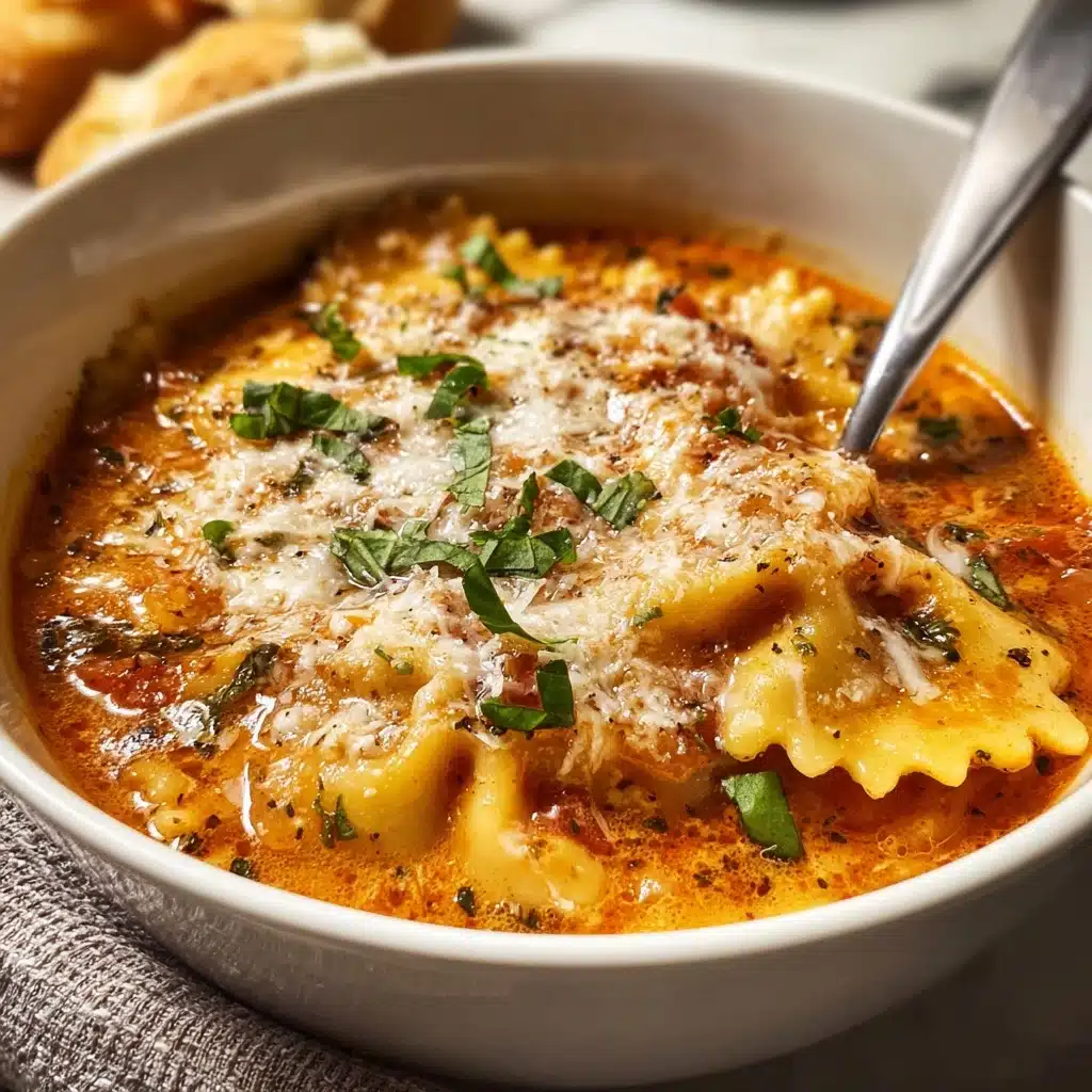 Easy Creamy Lasagna Soup Recipe - Recipe Image