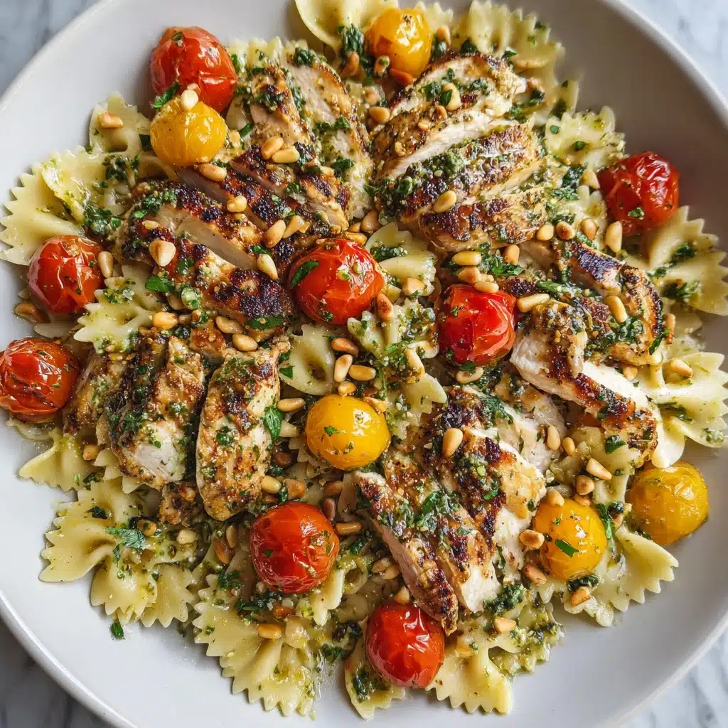 Creamy Chicken Pesto Pasta Recipe