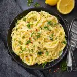 Lemon Butter Garlic Pasta Sauce (Pasta al Limone) Recipe