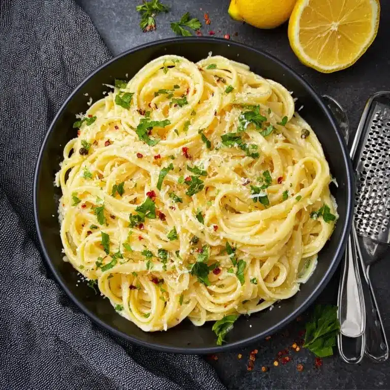 Lemon Butter Garlic Pasta Sauce (Pasta al Limone) Recipe