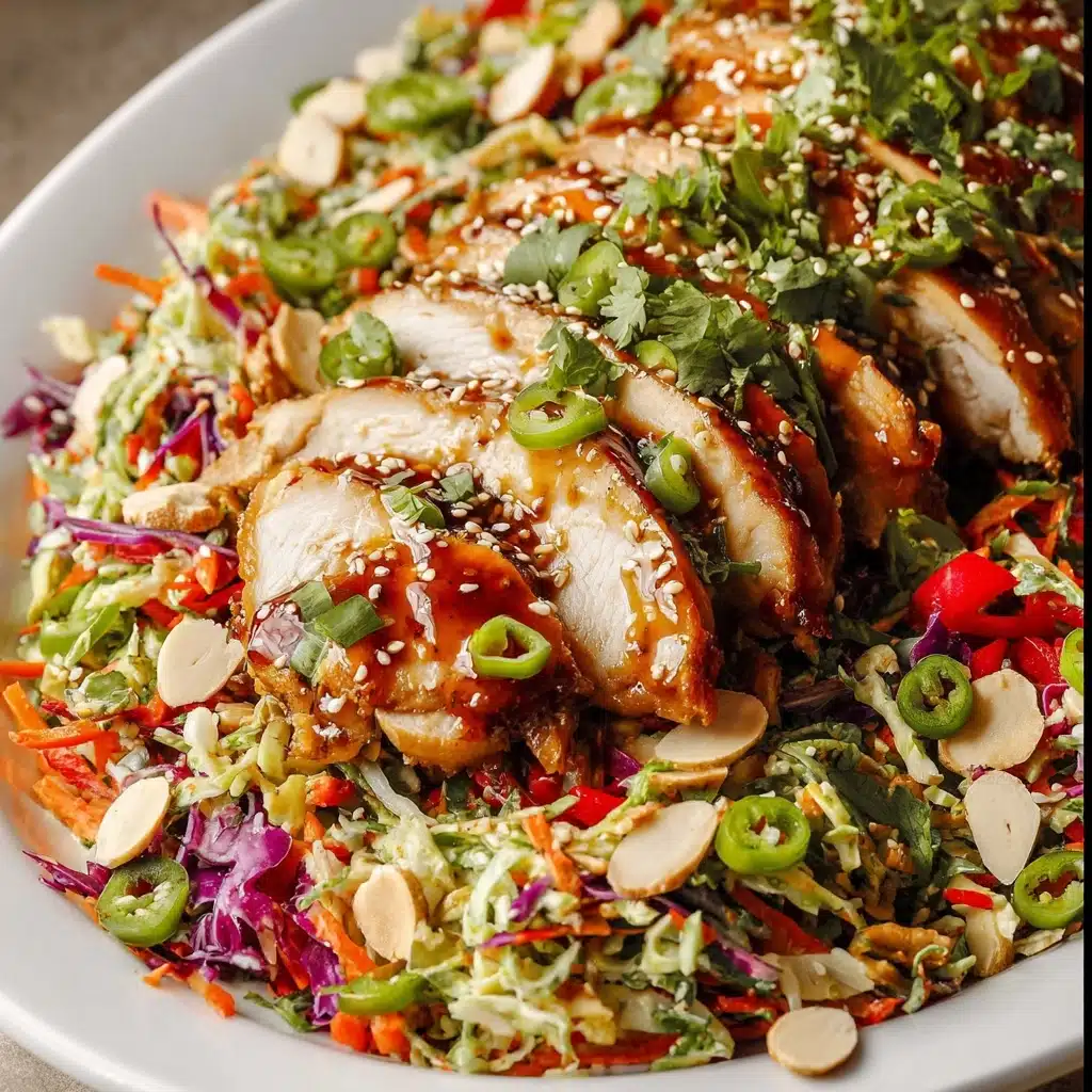 Sesame Chicken Cabbage Crunch Salad Recipe - Recipe Image