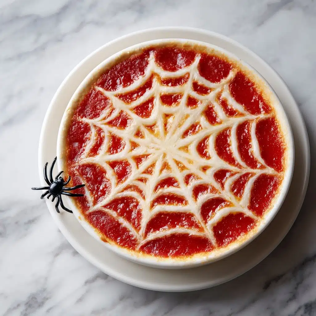 Spider Web Pizza Dip Recipe - Recipe Image