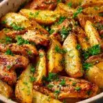 Garlic Chicken and Potatoes Skillet Recipe