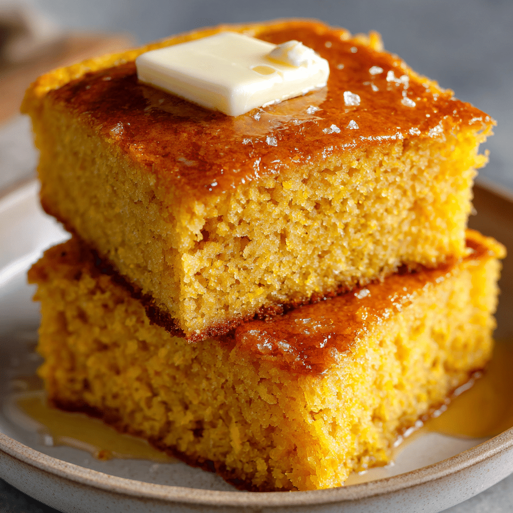 Honey Butter Sweet Potato Cornbread Recipe - Recipe Image