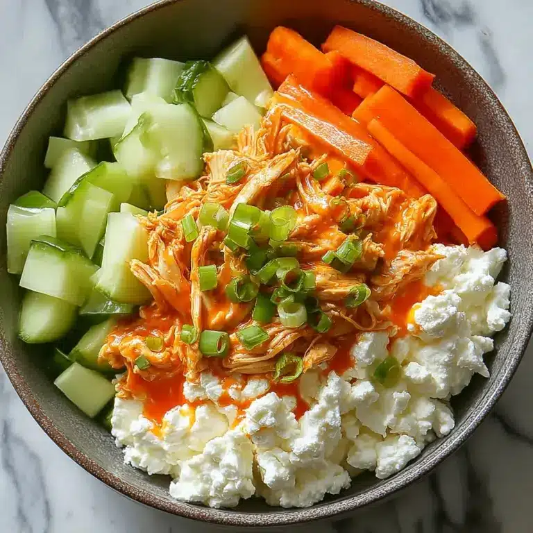 Buffalo Chicken Cottage Cheese Bowl Recipe