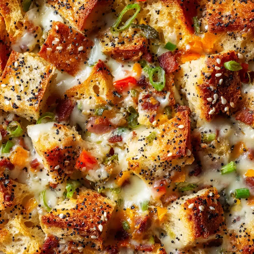 Everything Bagel Breakfast Casserole Recipe - Recipe Image
