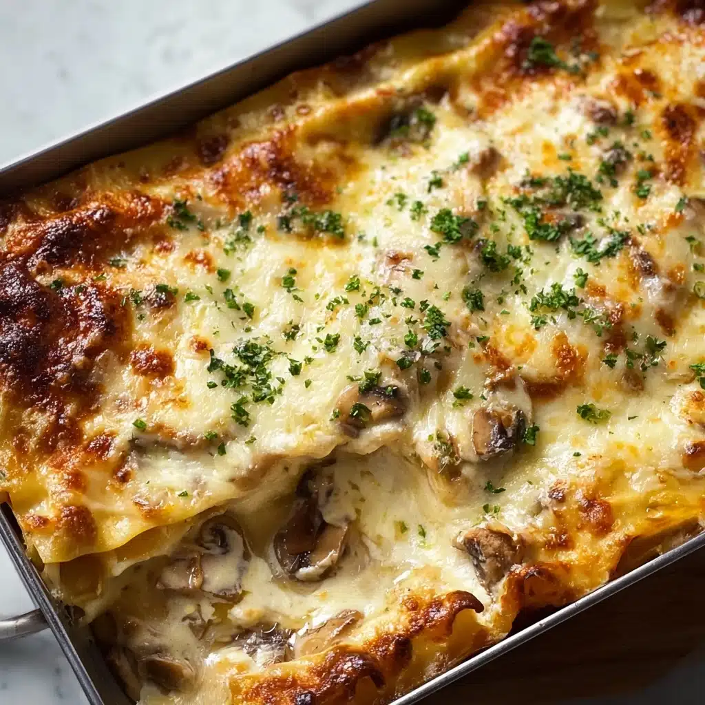 CREAMY MUSHROOM LASAGNA: Discover the Ultimate Comfort! Recipe