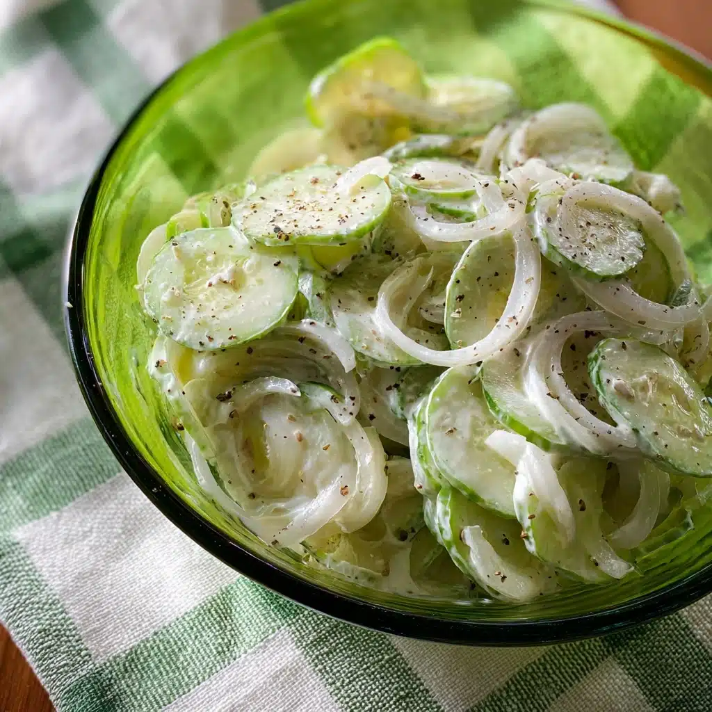 Creamy Cucumber Salad Recipe - Recipe Image