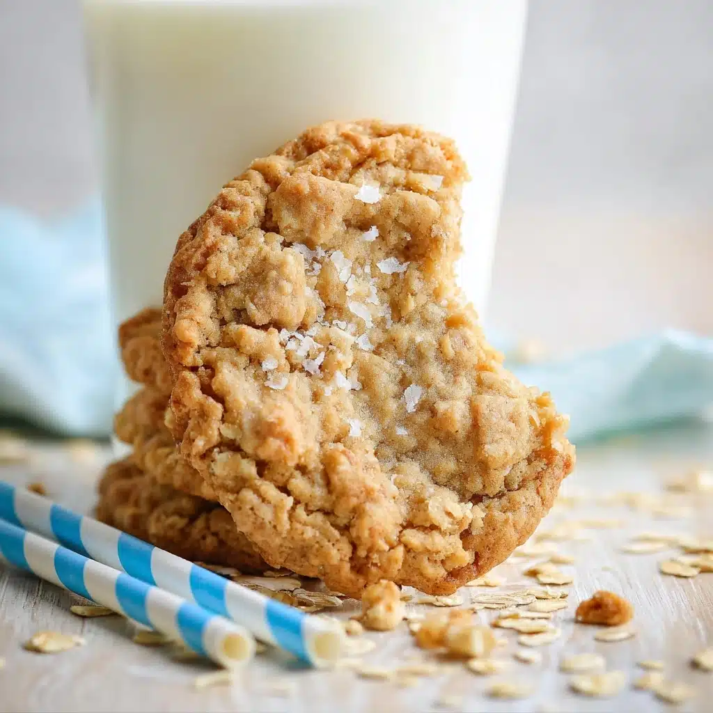 Peanut Butter Oatmeal Cookies Recipe - Recipe Image