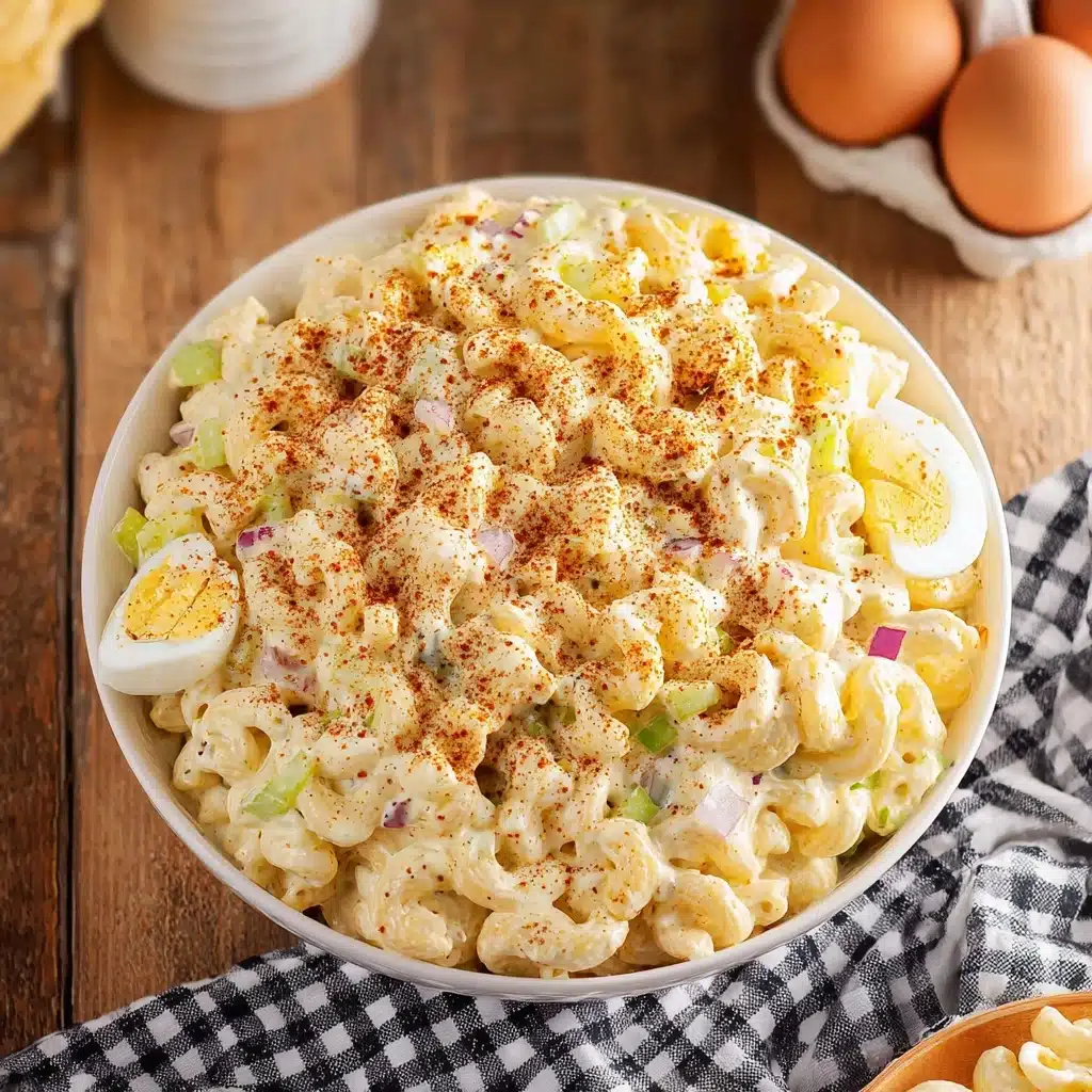 Deviled Egg Macaroni Salad Recipe - Recipe Image