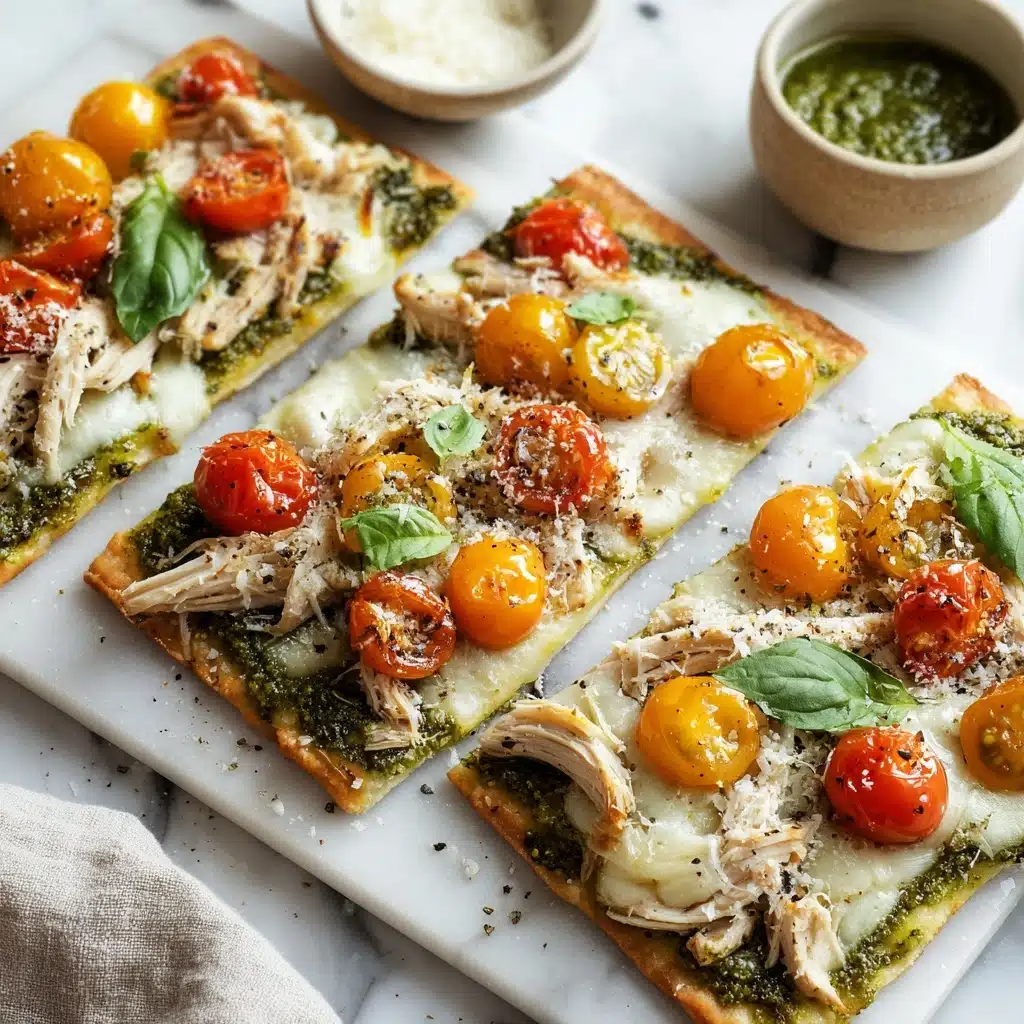 Chicken Pesto Flatbread Recipe