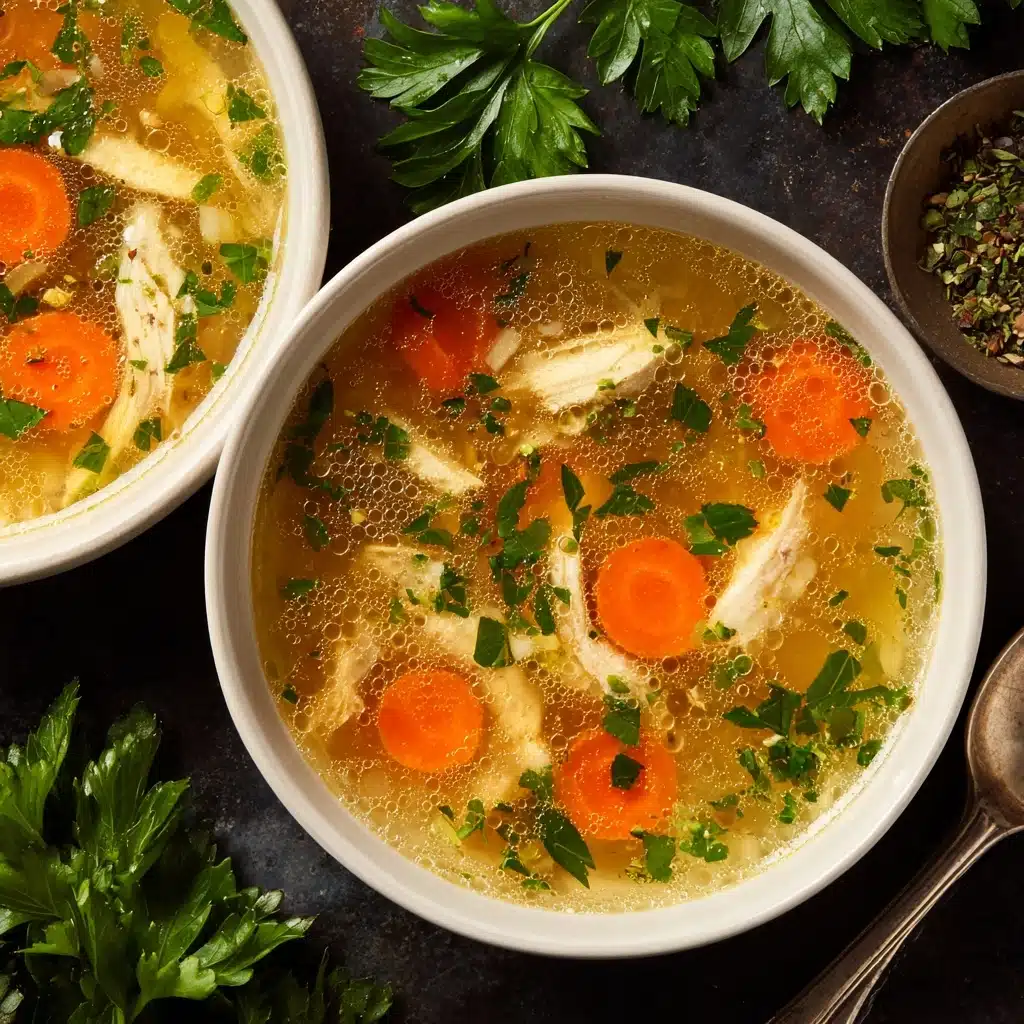 Grandma's Homemade Chicken Soup Recipe - Recipe Image