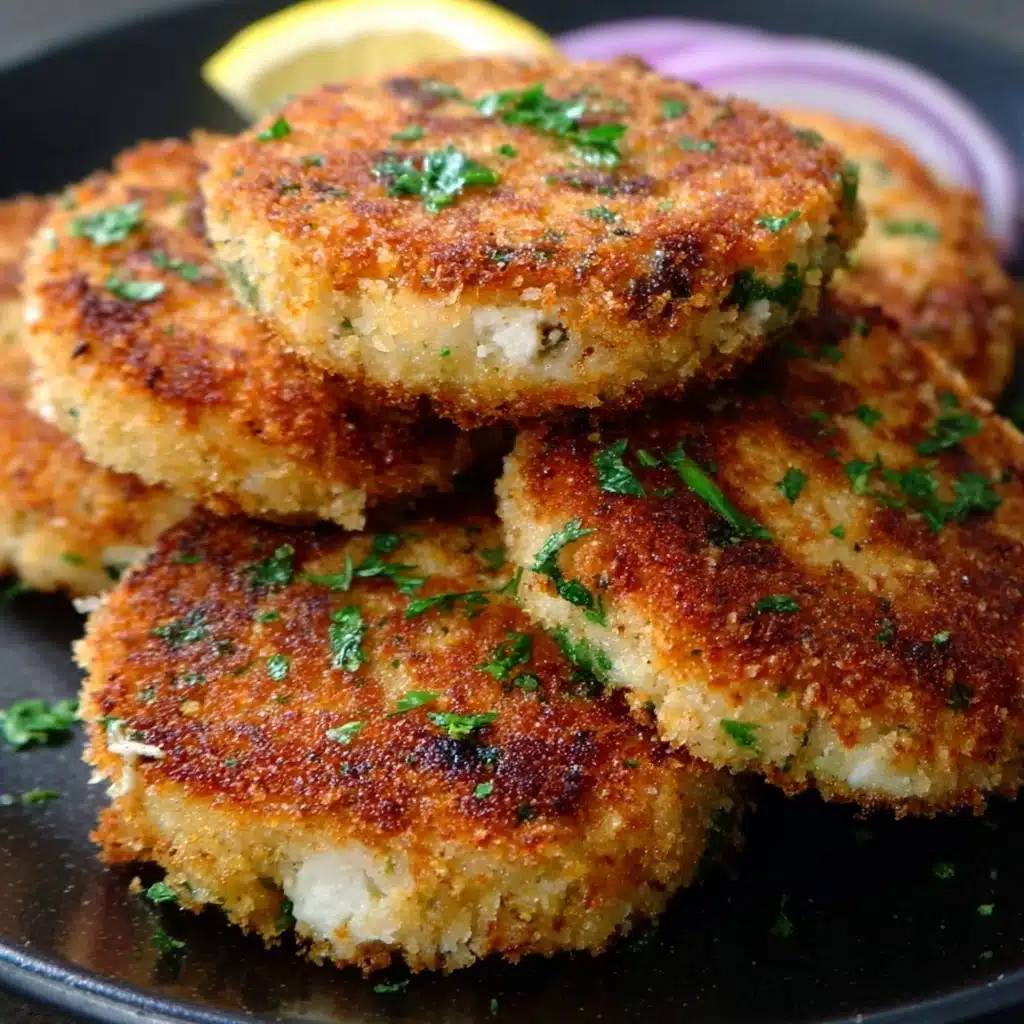 Crispy Garlic-Herb Rice Patties Recipe