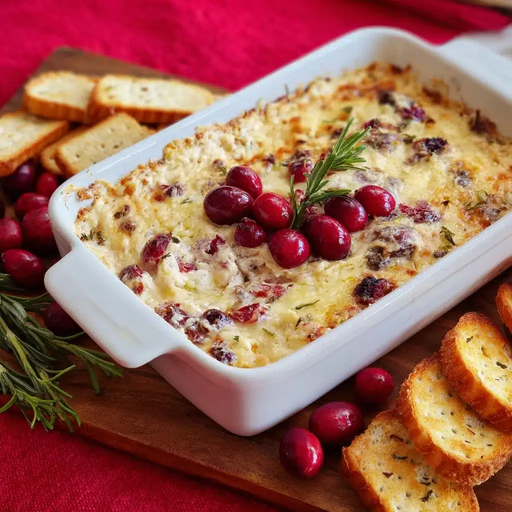 Best Baked Cranberry Cream Cheese Dip Recipe - Recipe Image