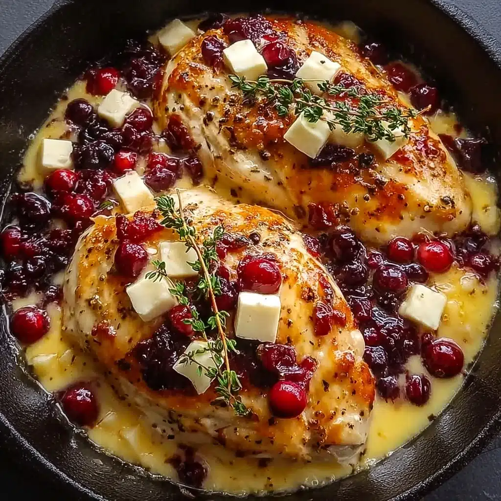 Impressive Cranberry Brie Stuffed Chicken Recipe - Recipe Image