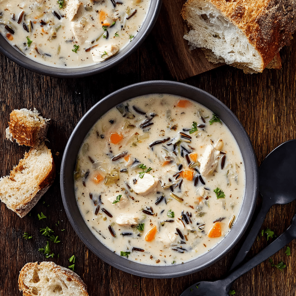 Turkey Wild Rice Soup Recipe - Recipe Image