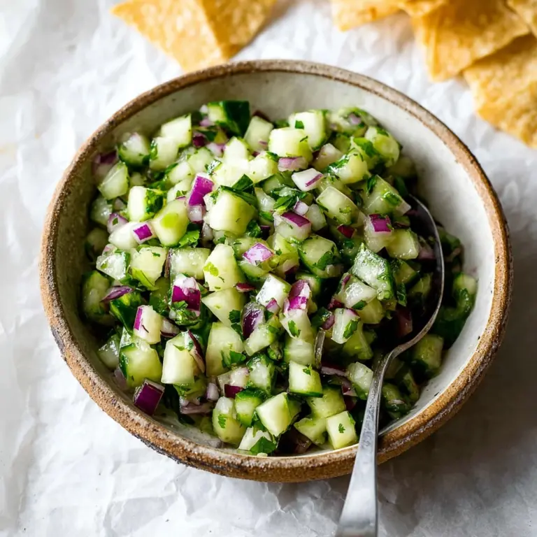 Cucumber Salsa [Cucumber Pico de Gallo] Recipe