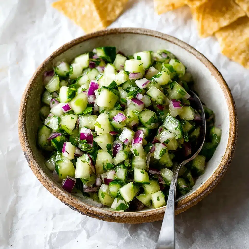 Cucumber Salsa [Cucumber Pico de Gallo] Recipe - Recipe Image