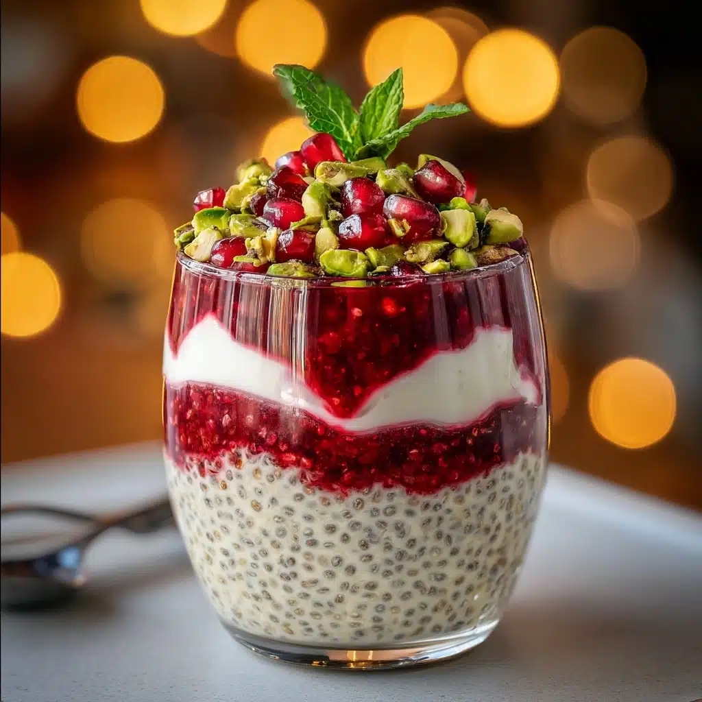 Christmas Ricotta Chia Pudding Recipe - Recipe Image