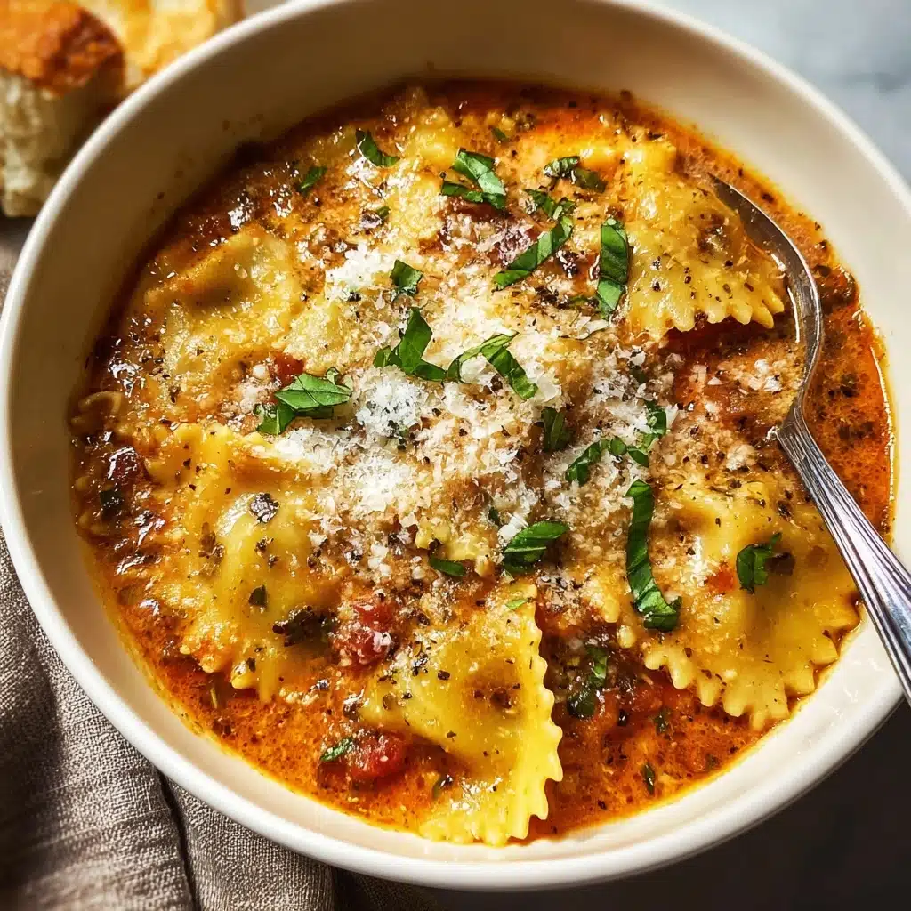 Easy Creamy Lasagna Soup Recipe - Recipe Image