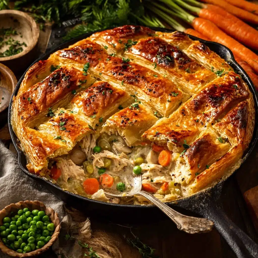Puff Pastry Chicken Pot Pie Recipe - Recipe Image