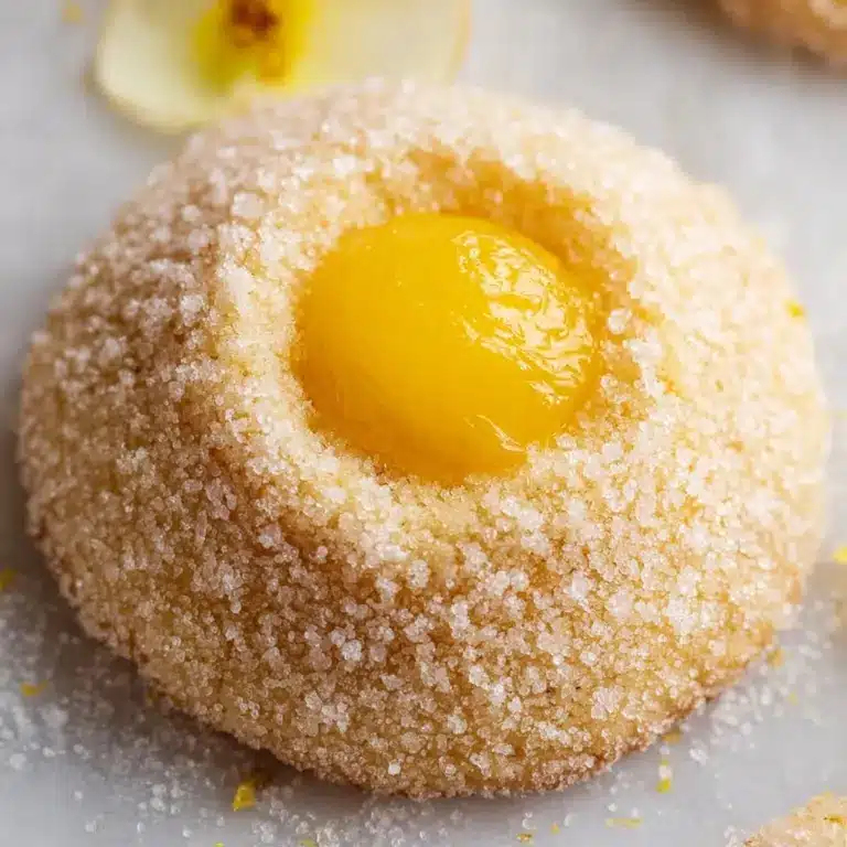 Lemon Thumbprint Cookies Recipe