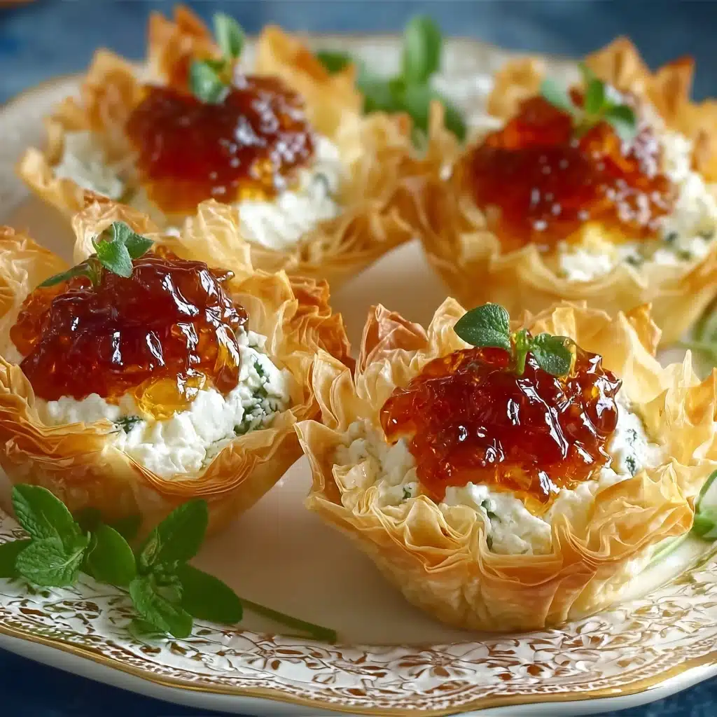 Quick Pepper Jelly Cream Cheese Appetizer Dip and Bites Recipe