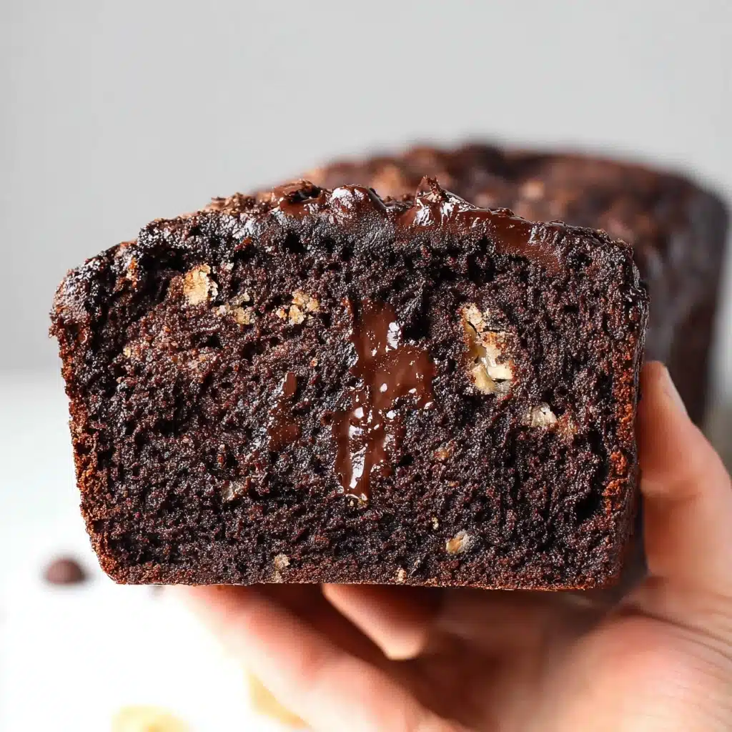 Chocolate Peanut Butter Banana Bread Recipe - Recipe Image