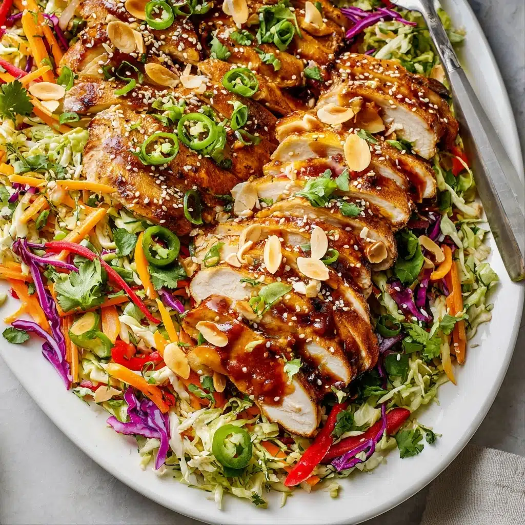 Sesame Chicken Cabbage Crunch Salad Recipe - Recipe Image