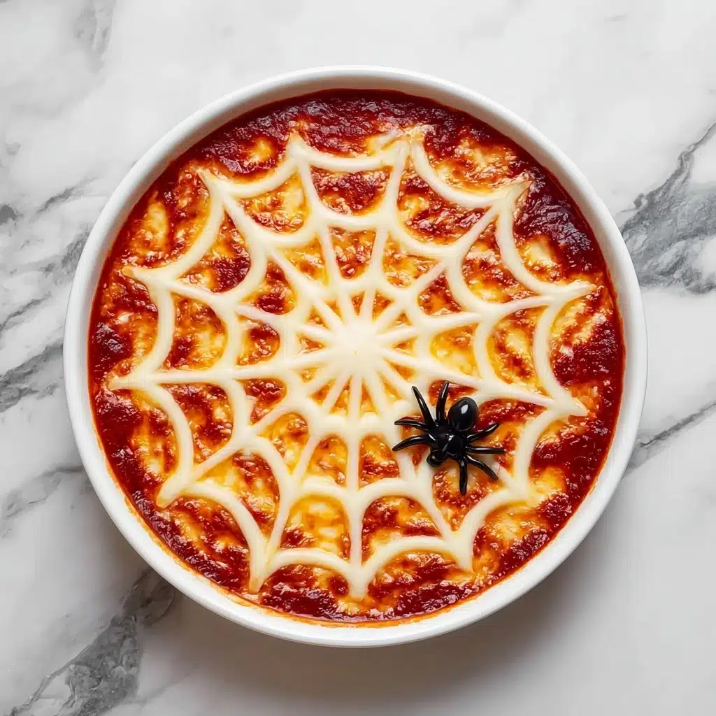Spider Web Pizza Dip Recipe