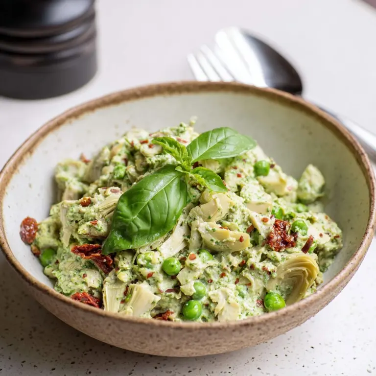 Pesto Chicken Salad Lettuce Wraps Recipe