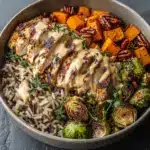 Maple Dijon Chicken & Sweet Potato Bowls Recipe