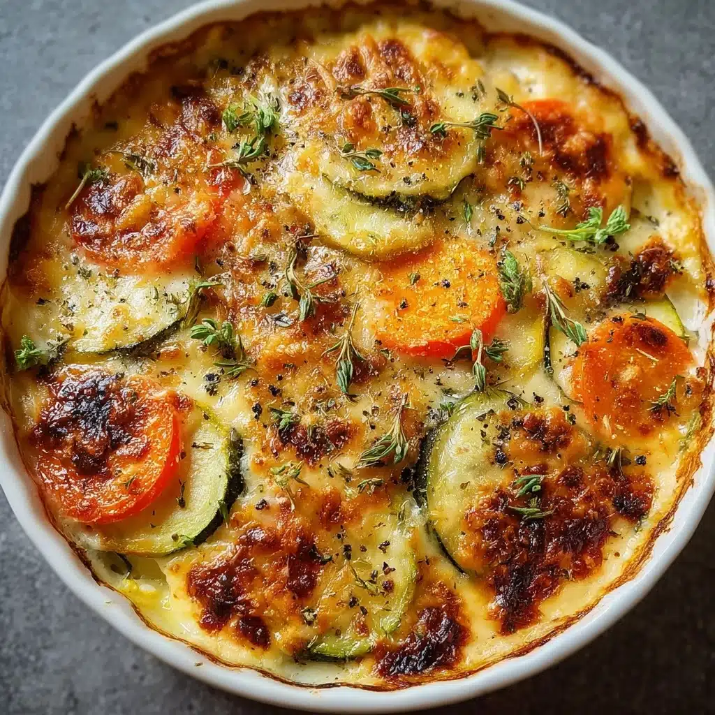 High-Protein Cottage Cheese Veggie Bake Recipe - Recipe Image