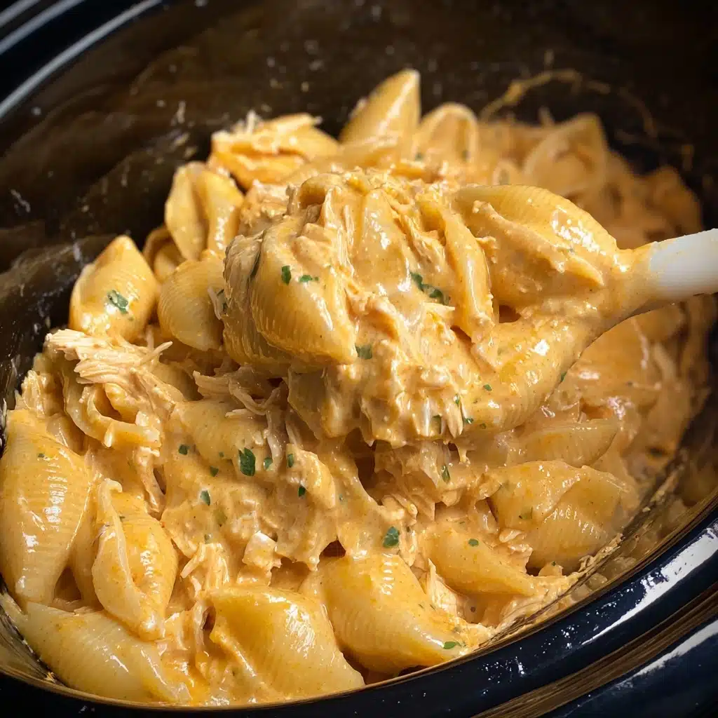 Crockpot Buffalo Chicken Macaroni And Cheese Recipe - Recipe Image