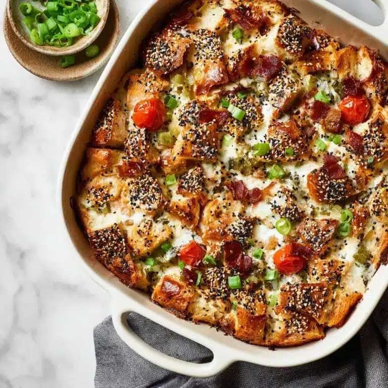 Everything Bagel Breakfast Casserole Recipe