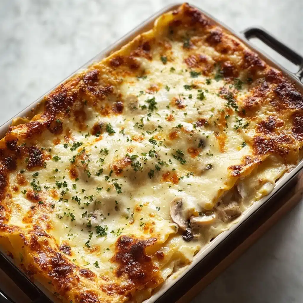 CREAMY MUSHROOM LASAGNA: Discover the Ultimate Comfort! Recipe - Recipe Image