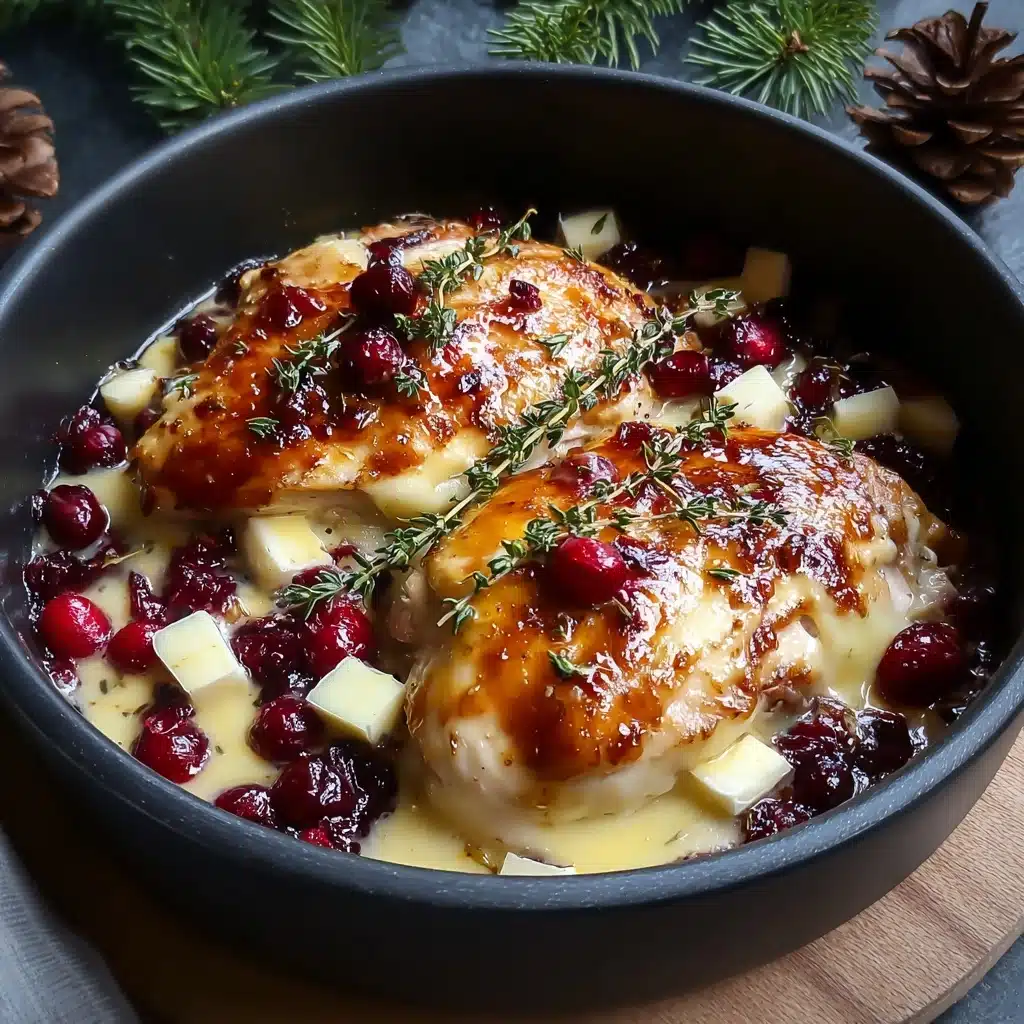 Impressive Cranberry Brie Stuffed Chicken Recipe