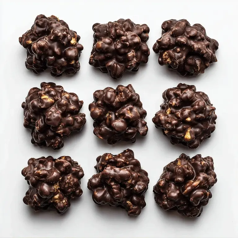 Chocolate Peanut Clusters Recipe