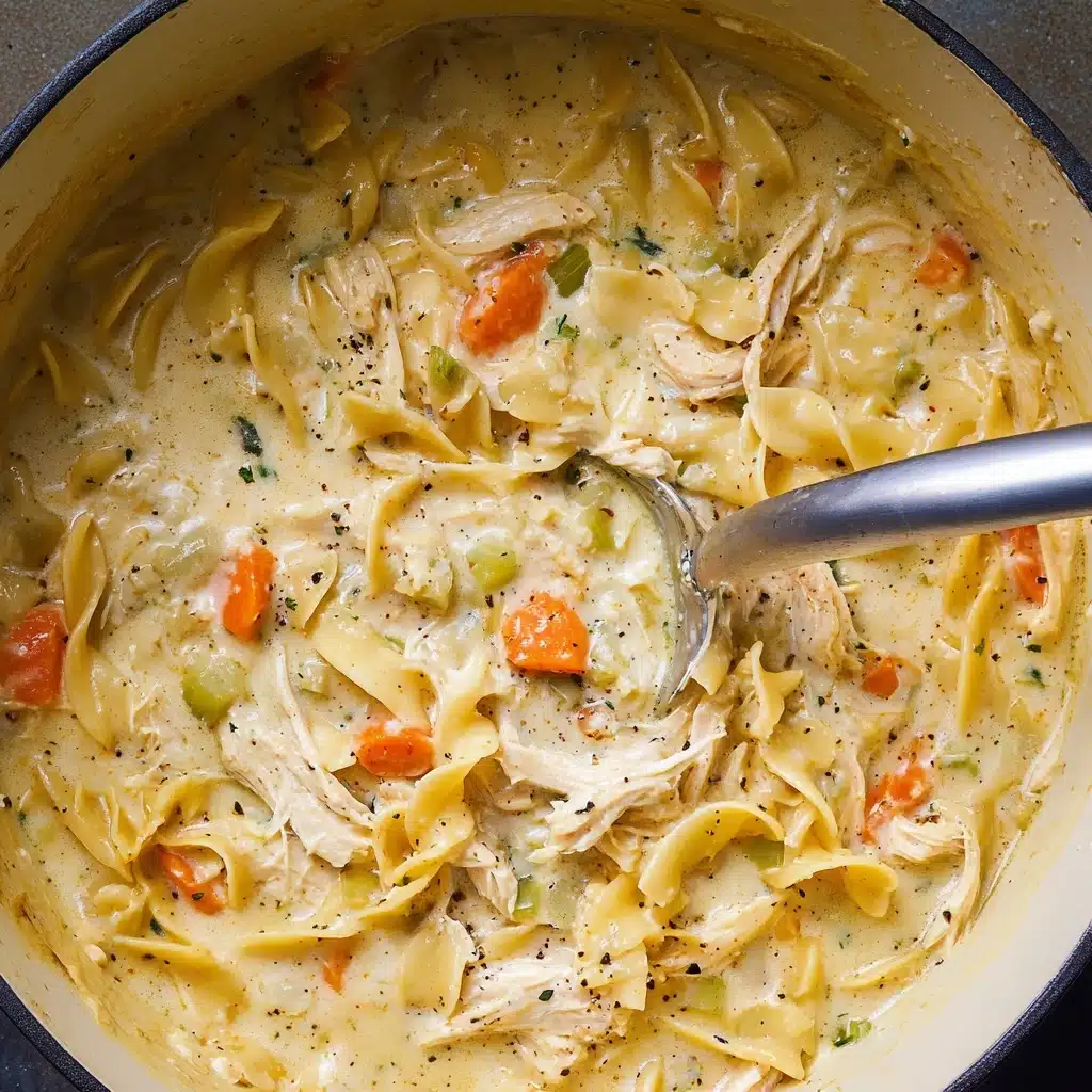 Creamy Chicken Noodle Soup Recipe - Recipe Image