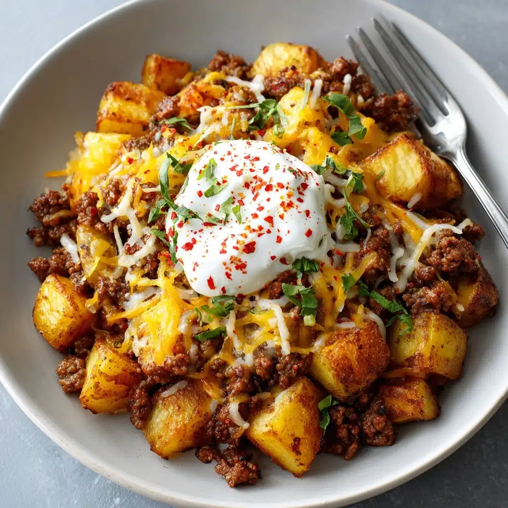 Ground Beef and Potatoes Casserole Recipe - Recipe Image