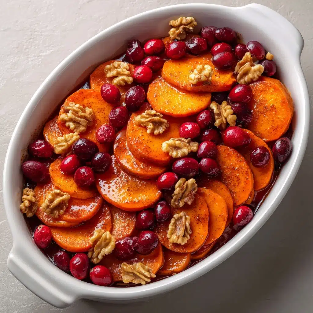 Sweet Potato Cranberry Casserole Recipe - Recipe Image