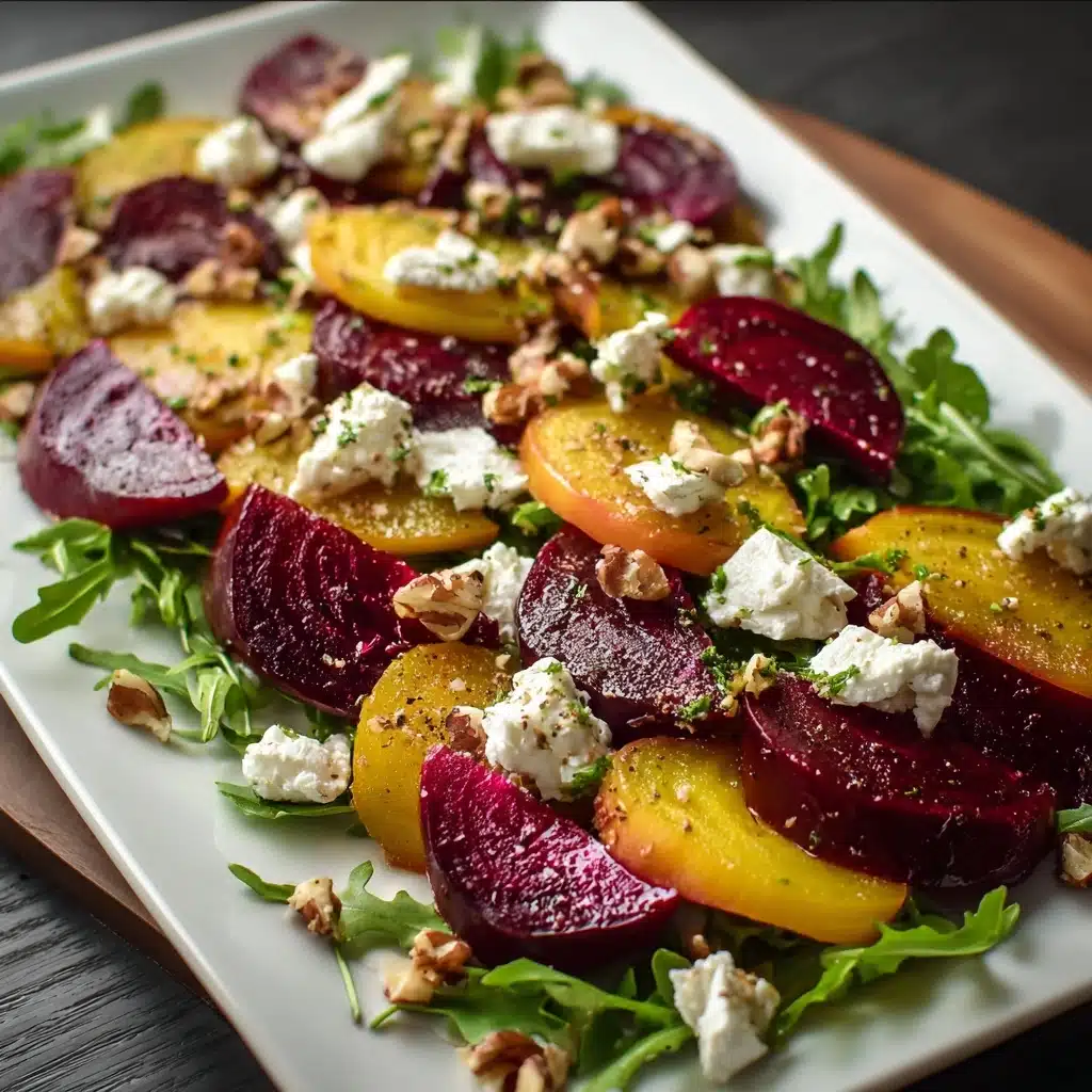 Holiday Roasted Beet and Caramelized Pear Salad Delight Recipe - Recipe Image