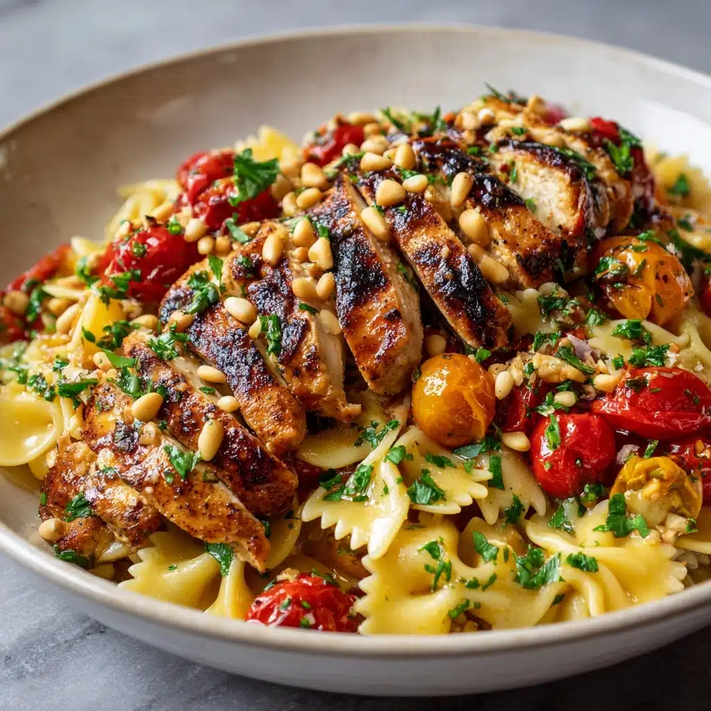 Creamy Chicken Pesto Pasta Recipe - Recipe Image