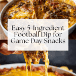 5-Ingredient Football Dip: Ready In 35 Minutes Recipe