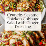 Sesame Chicken Cabbage Crunch Salad Recipe