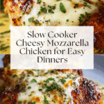 Slow Cooker Cheesy Mozzarella Chicken: Easy Family Delight Recipe